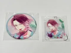 逆巻ライト 缶バッジ、アクリルストラップセット