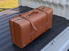 アンティーク 本革 トランクケース 旅行鞄 レトロ