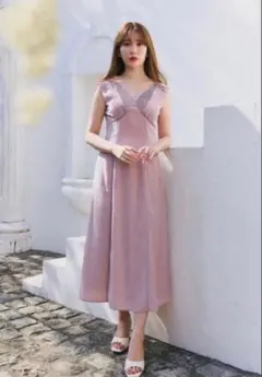 LaceTrimmedJacquardDress S - メルカリ