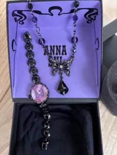 アナスイ 蝶モチーフ ネックレス