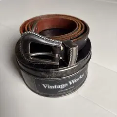 Vintage Works レザーベルト DH5738 35/89 茶芯のサムネイル