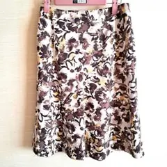 クードシャンス花柄 フレアスカート