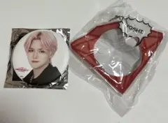 treasure ヨシ reboot 缶バッジ カプセルトイ 缶バケース