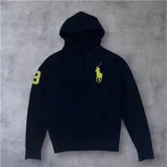 polo Ralph Lauren パーカー ビックポニー swag ラルフローレン ビックポニー パーカー 蛍光 ネイビー 紺色 s swag