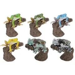 ラスト 全6種 いきもの大図鑑 指まきコレクション アマガエルとミルキーツリー