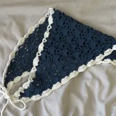 バブーシュカ　ハンドメイド　ヘッドドレス　三角巾