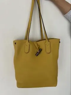 Longchamp ロゾ トートバッグ マスタード