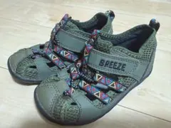 BREEZE IFME キッズ サンダル カーキ 16cmのサムネイル