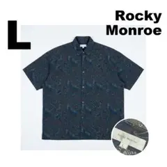Rocky Monroe ペイズリー総柄 オープンカラーシャツ 半袖 Lのサムネイル