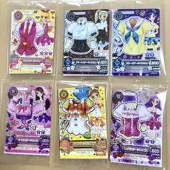 アイカツカードセブンイレブン復刻アイカツ！カード全6種6枚セット