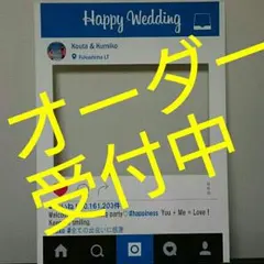 ウェルカムボード 結婚式 ウェルカムボード インスタフレーム インスタパネル