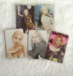 BLACKPINK　ロゼ　ROSE トレカ 韓国限定 5枚セット No.371