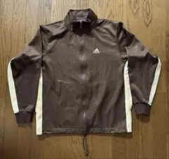 adidas ブラウン トラックジャケット