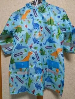 【SKATER】恐竜柄フード付きレインコート110〜125cm
