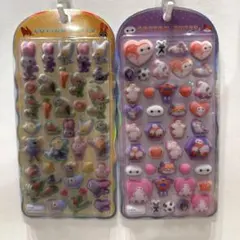 【正規品】コットンパフィーシール　ズートピア　ベイマックス2枚セット