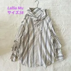 みっきー様！Lallia Mu ラリアムー 半袖シャツ ブラウス 38 ピンク
