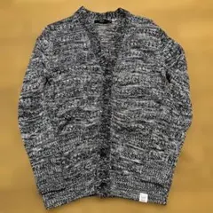 AZUL by moussy 透かし編み Vネックカーディガン XLサイズのサムネイル