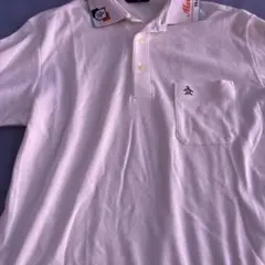 【美品】Munsingwear ホワイト長袖ポロシャツ M