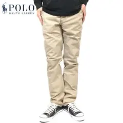 新品正規 32/32 ポロラルフローレン スリムフィット ５ポケット チノパンツ