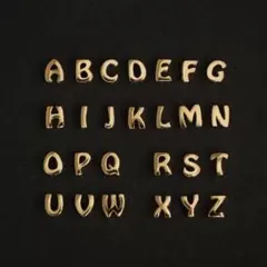 【オーダーメイド】925銀 14Kゴールド　アルファベットネックレス