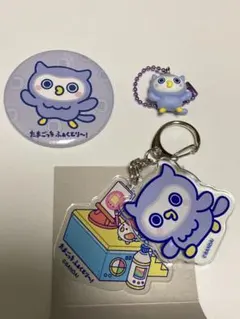 たまごっち　セットアクリルキーホルダー　かんバッジ　マスコット　ほーほっち