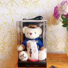 廃盤CELINE セリーヌ　マカダムロゴ入り　テディベア　ハンカチセット　レッド 2025年最新】セリーヌ ベアの人気アイテム - メルカリ