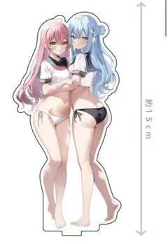 ホロライブ　星街すいせい　さくらみこ　みこめっと　アクリルスタンド　水着