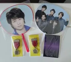 嵐　デジタリアン　ミニうちわ　メダルブローチ　公式写真セット　櫻井翔