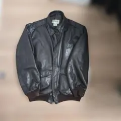 L.L.Bean レザージャケット　A-2 本革　茶色　L TALL