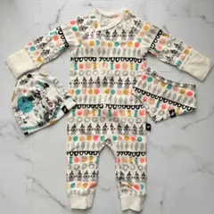 【未使用品】MOOMIN ムーミン ロンパース スタイ 帽子セット