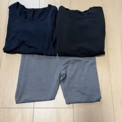 UNIQLO ヒートテック 肌着 下着 長袖肌着120 3点セット まとめ売り