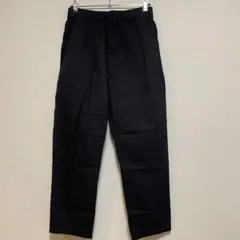 洗いざらしコットンイージーパンツ 無印 ブラック