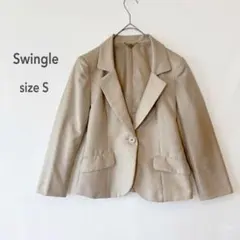 Swingle スウィングル　テーラードジャケット S ベージュ フォーマル⁠のサムネイル