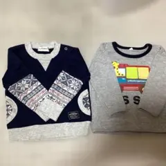 ノルディック柄トレーナー 90