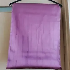 着物の端切れ パープル系 地紋