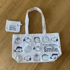 スヌーピー キャンバス地 トートバッグ ポーチ付 InRed付録 peanuts