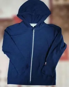 3can4on ワールド　ネイビー パーカー 130