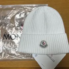 ホワイトニット帽