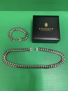 KRKC&CO チェーンネックレスとブレスレットセット