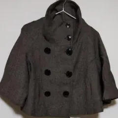 ツイード ジャケット ショート丈 NICE CLAUP ／