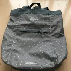 Coleman リュック グレー 水玉 未使用