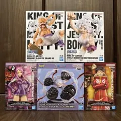 ONE PIECE フィギュア5体まとめ売り ルフィ/ボニー/ゴムゴム/ニカ