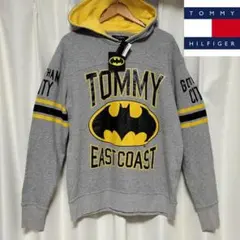 【新品未使用】TOMMY×BATMAN コラボ ヴィンテージパーカーグレーL