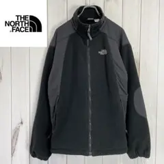 US規格　ノースフェイス　フリースジャケット　ブラック　メンズXL相当