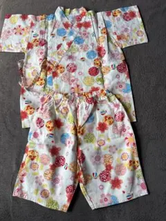 花柄 甚平 サイズ120