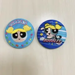 パワーパフガールズ バブルス 刺繍ピンバッジ 2個セット
