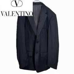 VALENTINO ROMA ダークグレー ストライプ テーラードジャケットのサムネイル