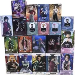 鬼滅の刃　プライズフィギュア　16点 プチっと灯りマス　4点　計20点まとめ売り