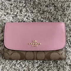 セール　新品COACH 三つ折り財布 F73499IMOU05