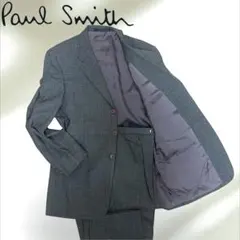 Paul Smith メンズ セットアップ スーツ チェック柄 Lグレー系 上下